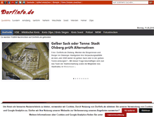Tablet Screenshot of feuerwehr-arnsberg.dorfinfo.de